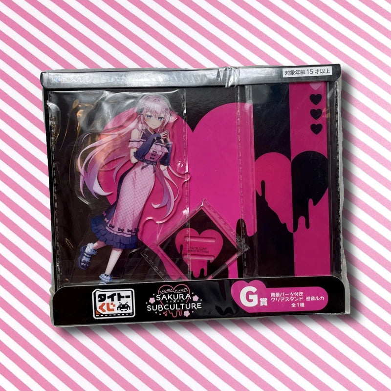 Official Taito Project Sekai Megurine Luka Sakura Subculture Acrylic Stand