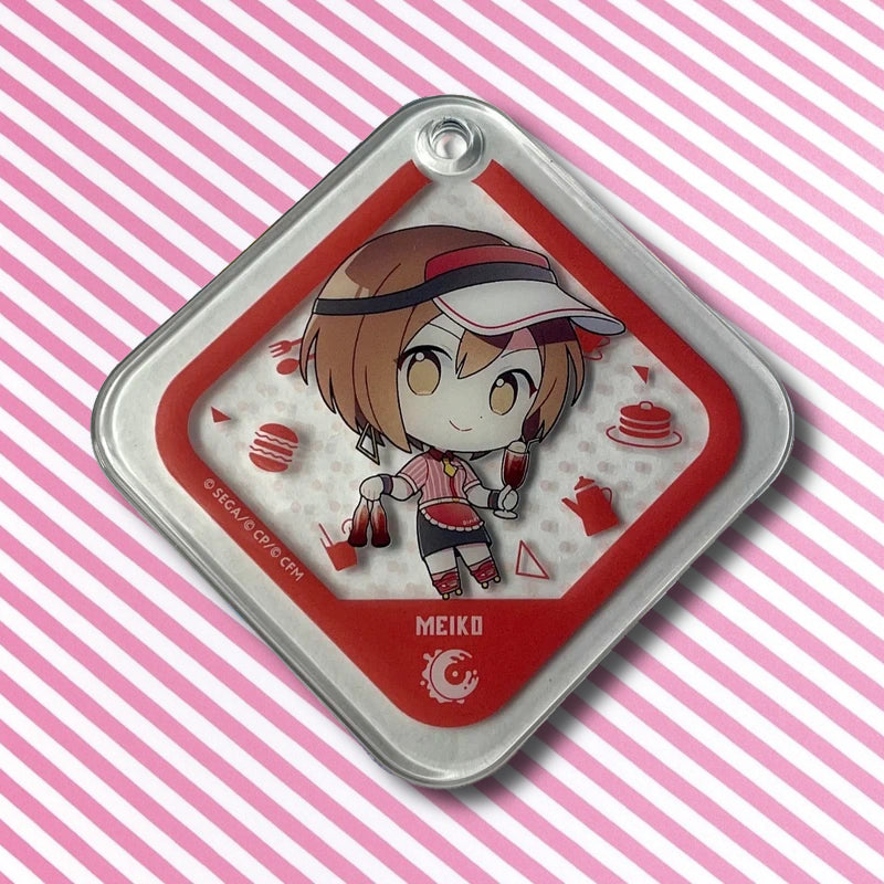 Official Vocaloid Project Sekai Meiko Rubber Keychain