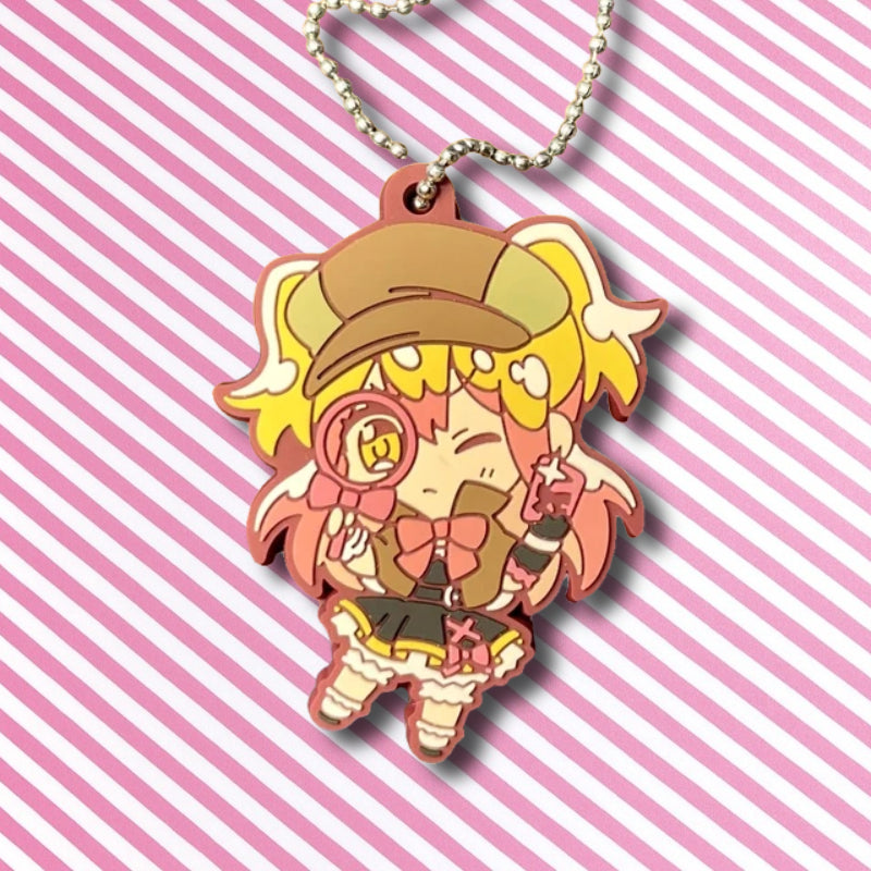 Official P-maru-sama Rubber Keychain (Detective Ver.)