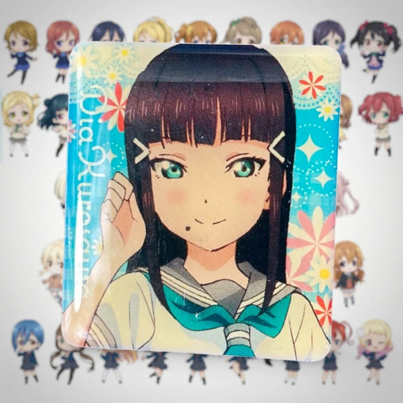 Official Love Live School Idol Project Dia Kurosawa Badge