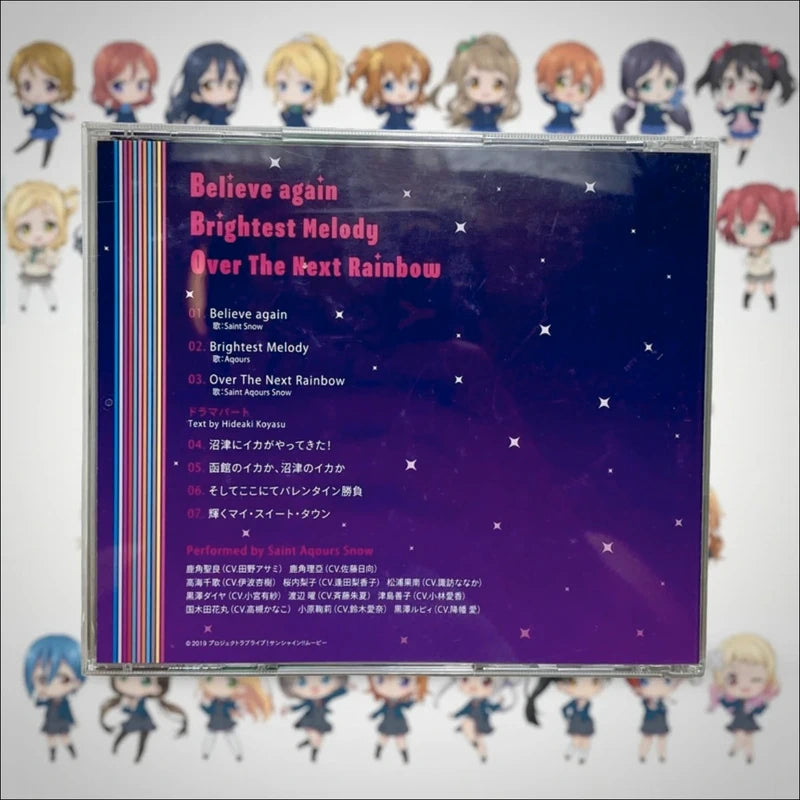 Official Love Live Sunshine The School Idol Movie Over The Rainbow Saint Aqours Snow CD