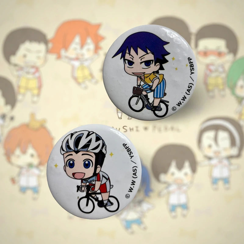 Official Banpresto Yowamushi Pedal Shin Yoshimoto And Sakamichi Onoda Badge