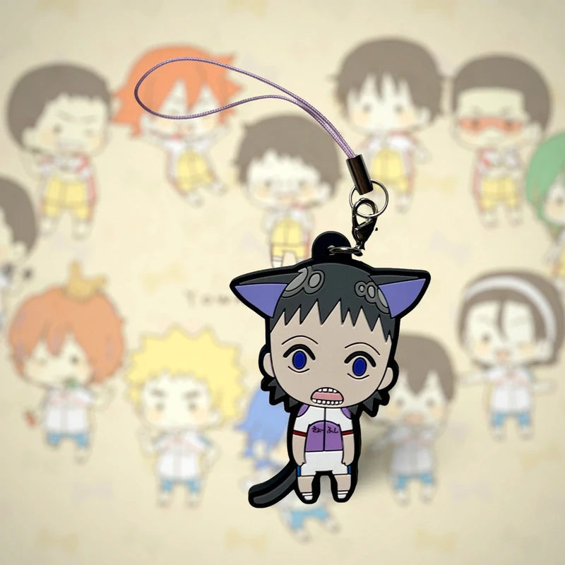 Official Banpresto Yowamushi Pedal Akira Midousuji Rubber Keychain