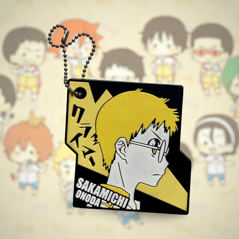 Official Banpresto Yowamushi Pedal Sakamichi Onoda Rubber Keychain