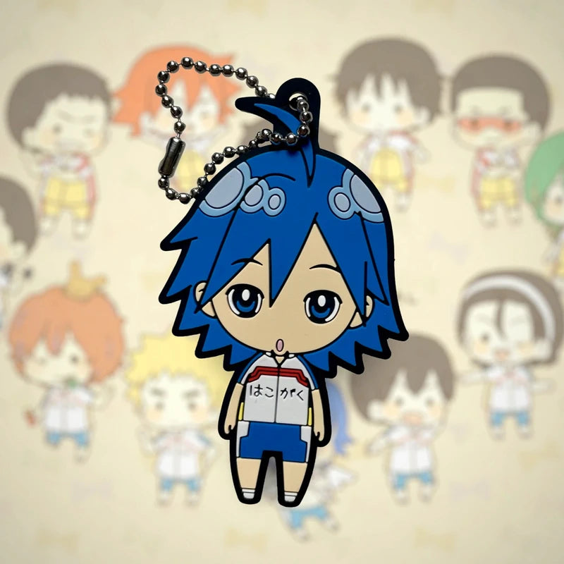 Official Banpresto Yowamushi Pedal Manami Sangaku Rubber Keychain
