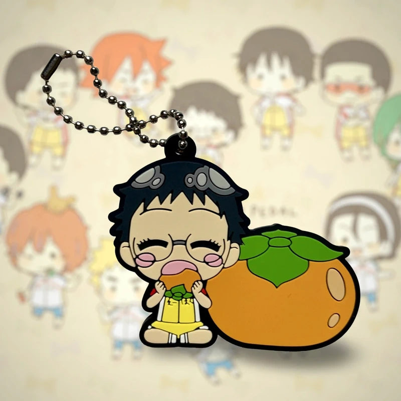 Official Banpresto Yowamushi Pedal Sakamichi Onoda Rubber Keychain