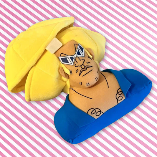 Bandai Bobobo-bo Bo-bobo Afro Open Tissue Box Cover Plush