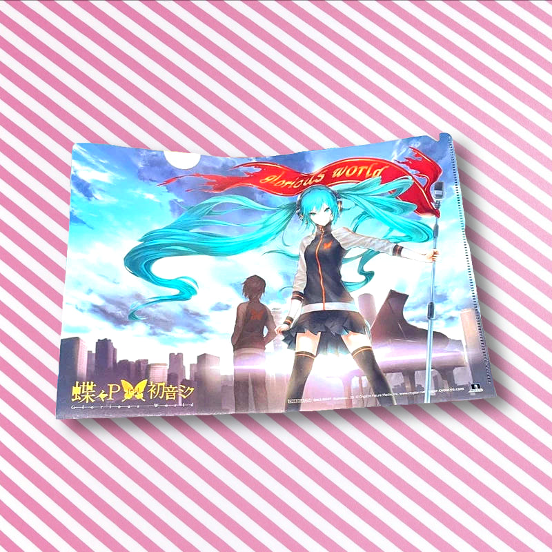 Official Hatsune Miku Glorious World Vocaloid Project Sekai Clear File