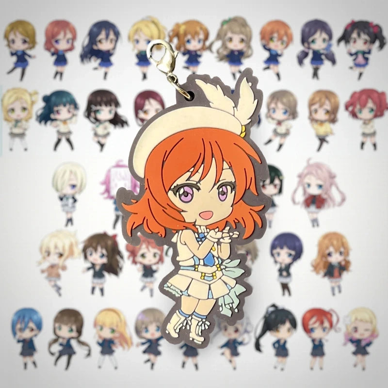 Official Love Live Maki Nishikino Rubber Keychain