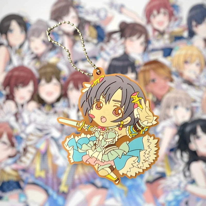 Official The Idolmaster Saejima Kiyomi Rubber Keychain