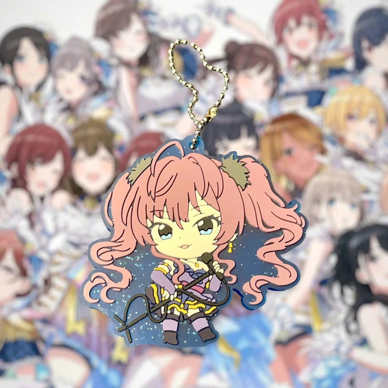 Official The Idolmaster Shiki Ichinose Rubber Keychain