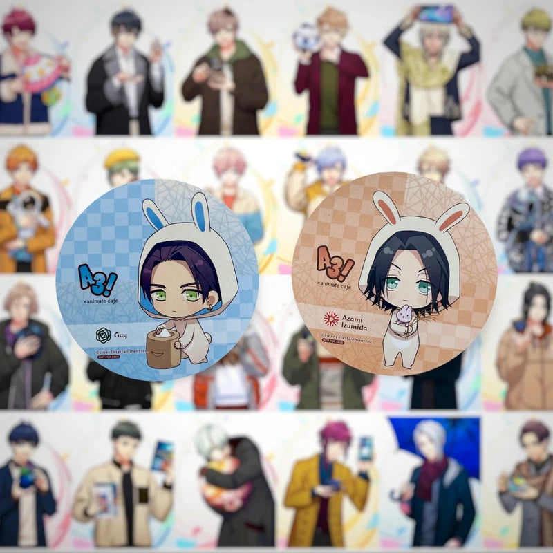 Official A3 Animate Cafe Pack Coaster