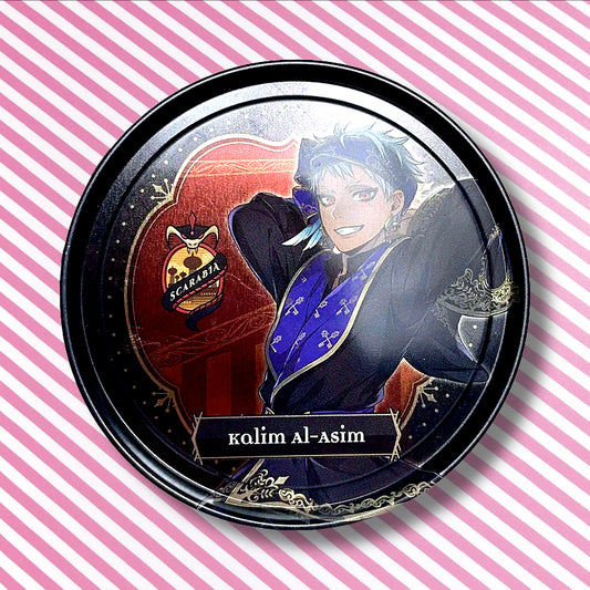 Official Bandai Kalim Al-Asim Disney Twisted Wonderland Metal Coaster