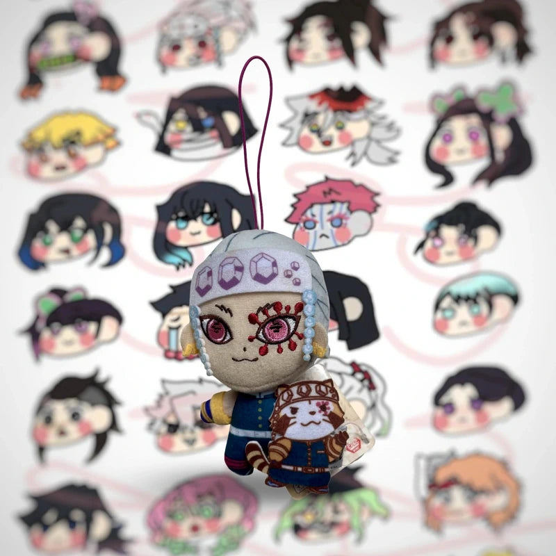 Official FuRyu Kimetsu No Yaiba Tengen Uzui Plush Keychain