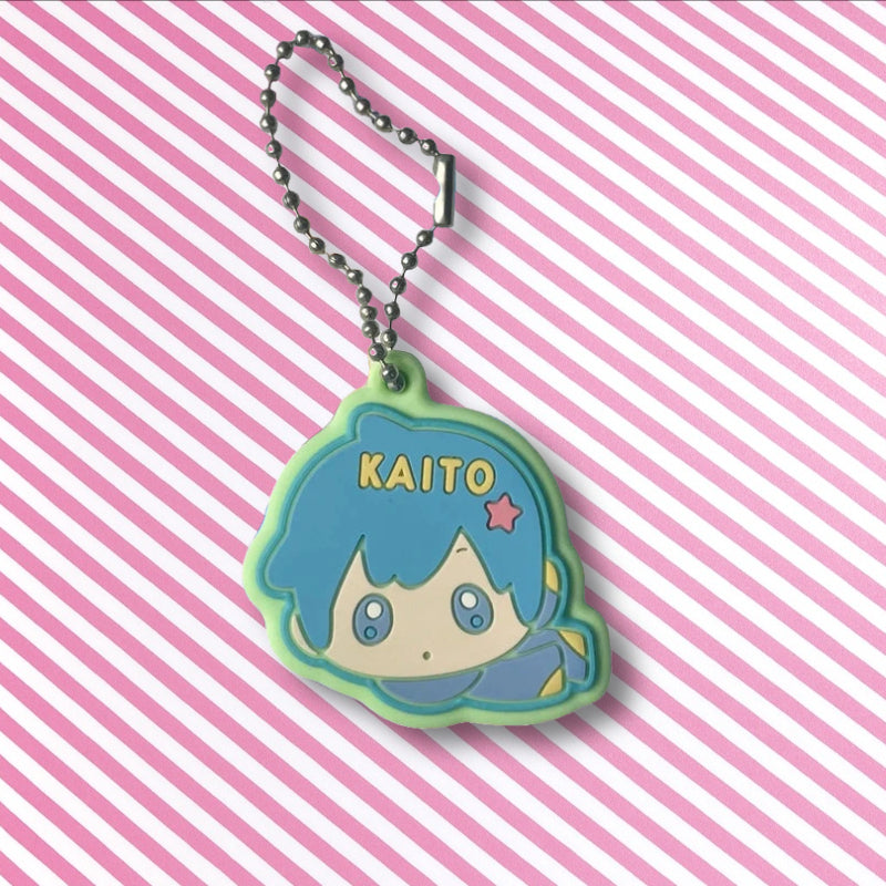 Official Vocaloid Project Sekai Kaito Rubber Keychain