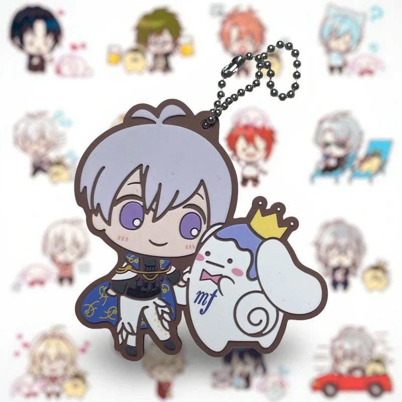 Official Bandai Idolish7 Sogo Osaka Mezzo Rubber Keychain