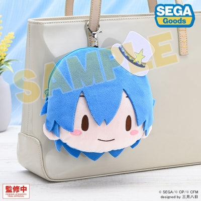 [Preorder] [Goods-Pouch] Project Sekai: Colorful Stage! feat. Hatsune Miku Fuwapuchi Reel-attached Face Pouch KAITO (Wonderland Sekai)