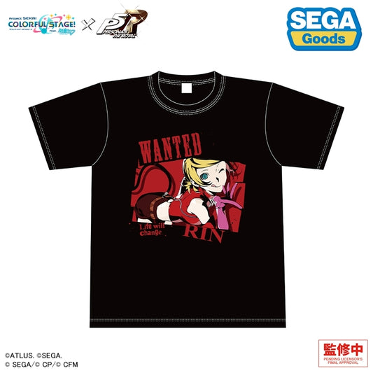 [Preorder] [Merchandise - T-Shirt] Project SEKAI COLORFUL STAGE! feat. Hatsune Miku × Persona 5 Royal Graphic T-Shirt - Kagamine Rin