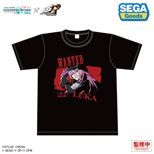 [Preorder] [Merchandise - T-Shirt] Project SEKAI COLORFUL STAGE! feat. Hatsune Miku × Persona 5 Royal Graphic T-Shirt - Megurine Luka