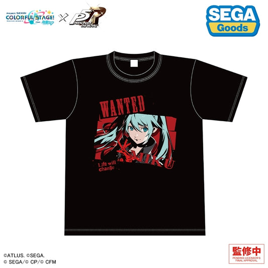 [Preorder] [Merchandise - T-Shirt] Project SEKAI Colorful Stage! feat. Hatsune Miku × Persona 5 Royal Graphic T-Shirt - Hatsune Miku