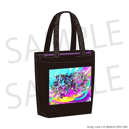 [Preorder] [Merchandise - Bag] Project SEKAI COLORFUL STAGE! feat. Hatsune Miku Special Connect Live Parallel Paaaarty!!!! Zip Tote Bag