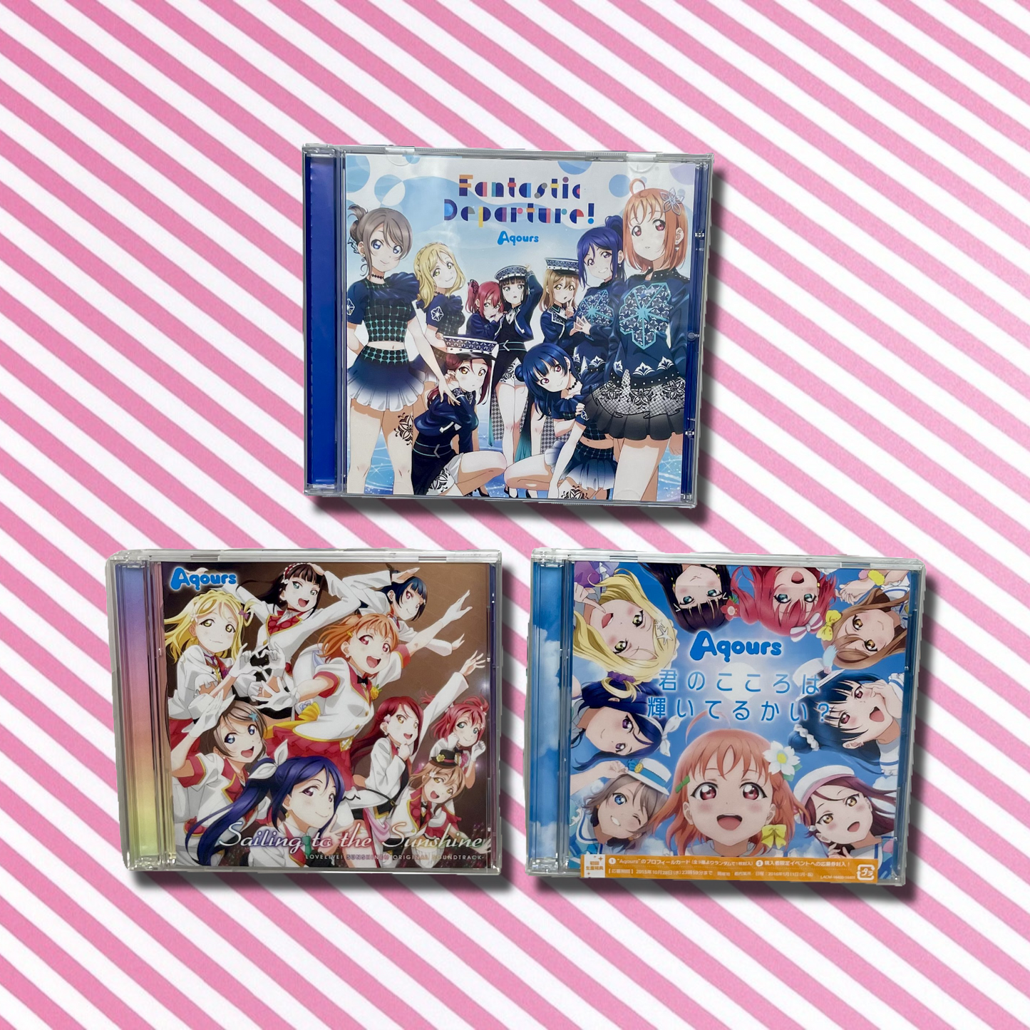 Love Live! Sunshine!! Aqours CD Album & Single 3-Piece Set