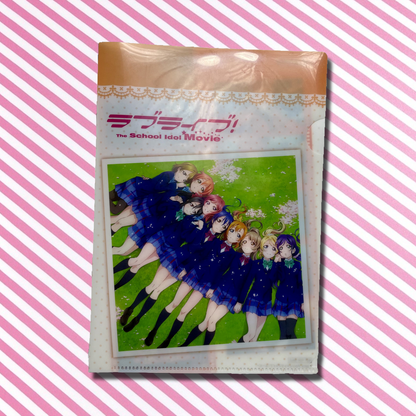 Love Live! The School Idol Movie Plastic Clear File Folder