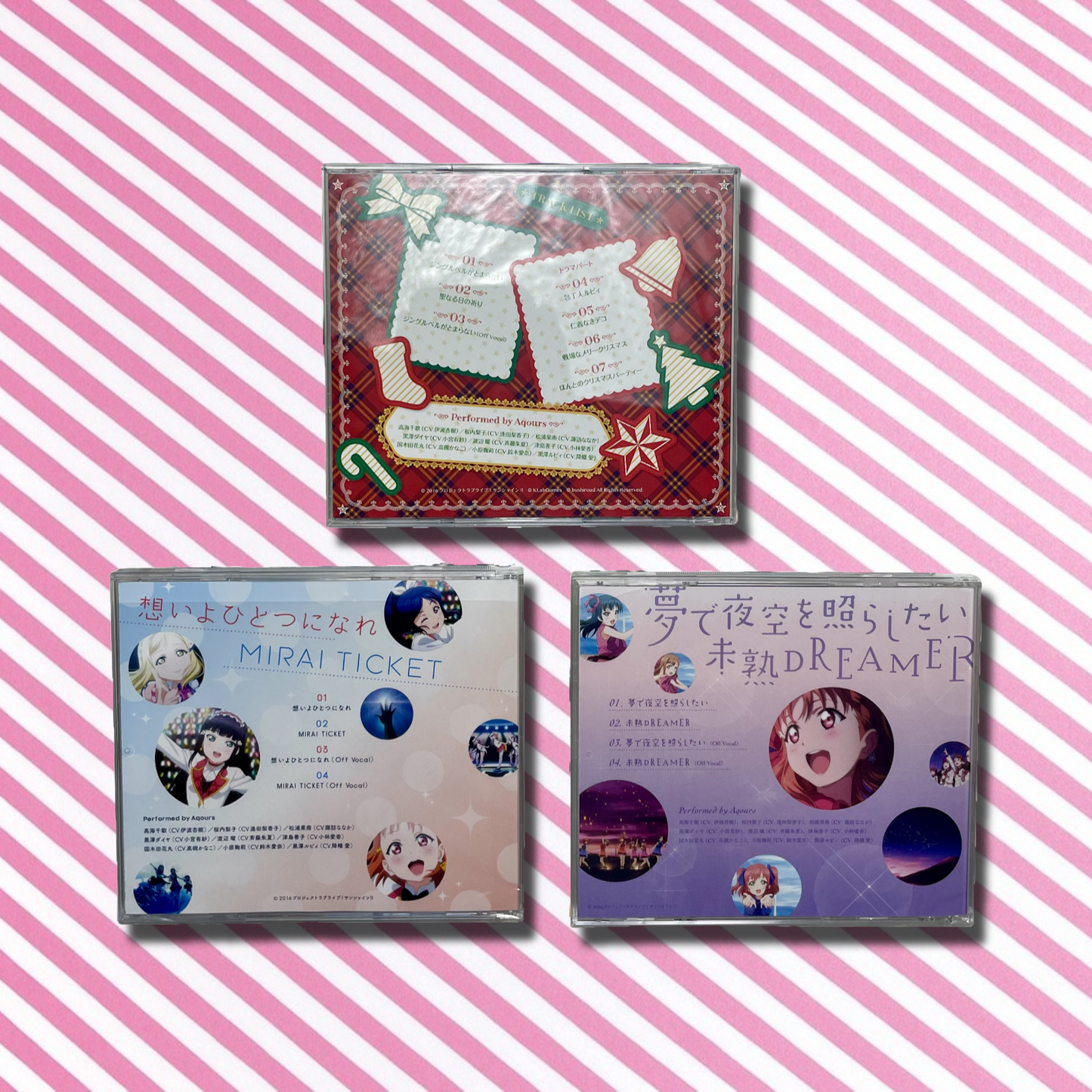 Love Live! Sunshine!! Aqours CD Single 3-Piece Set