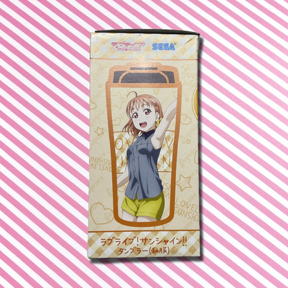 Love Live! Sunshine!! Sega Collaboration Cafe Chika Takami Plastic Tumbler