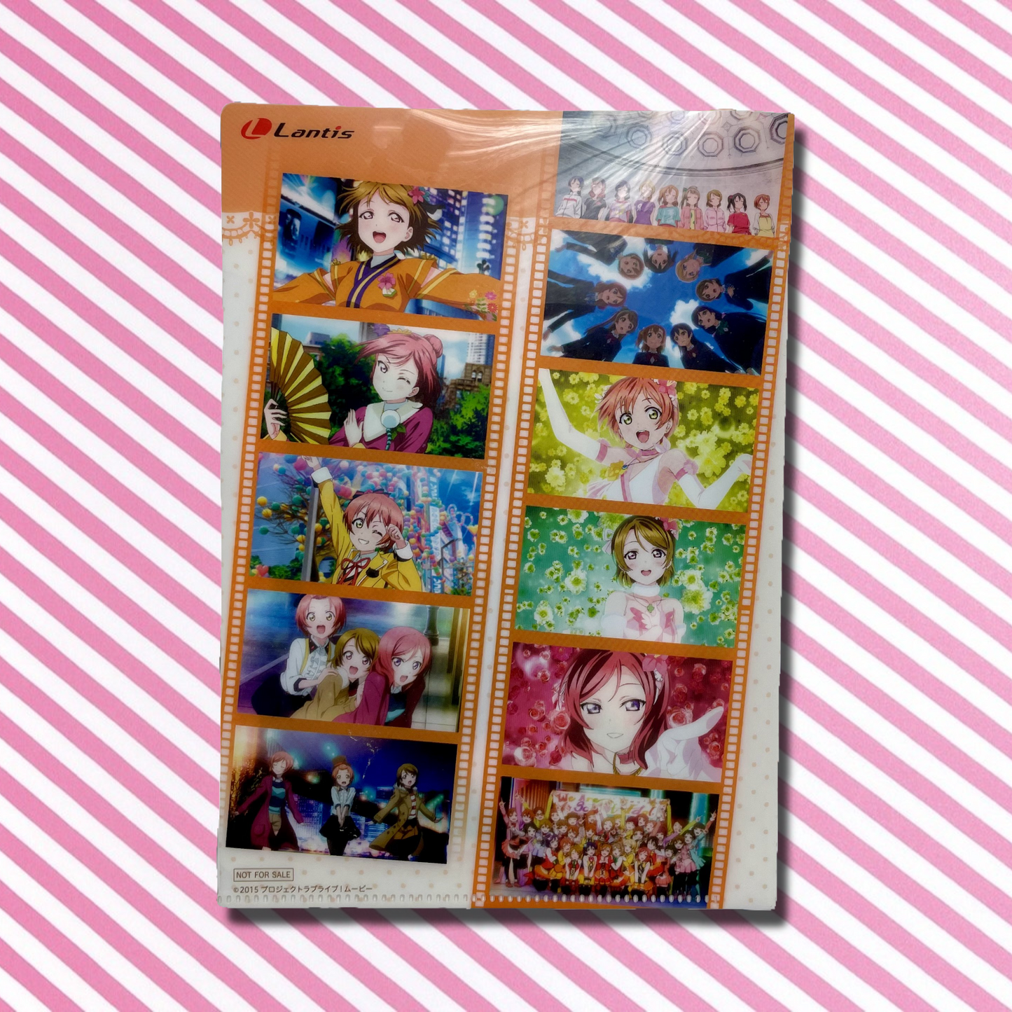 Love Live! The School Idol Movie Plastic Clear File Folder