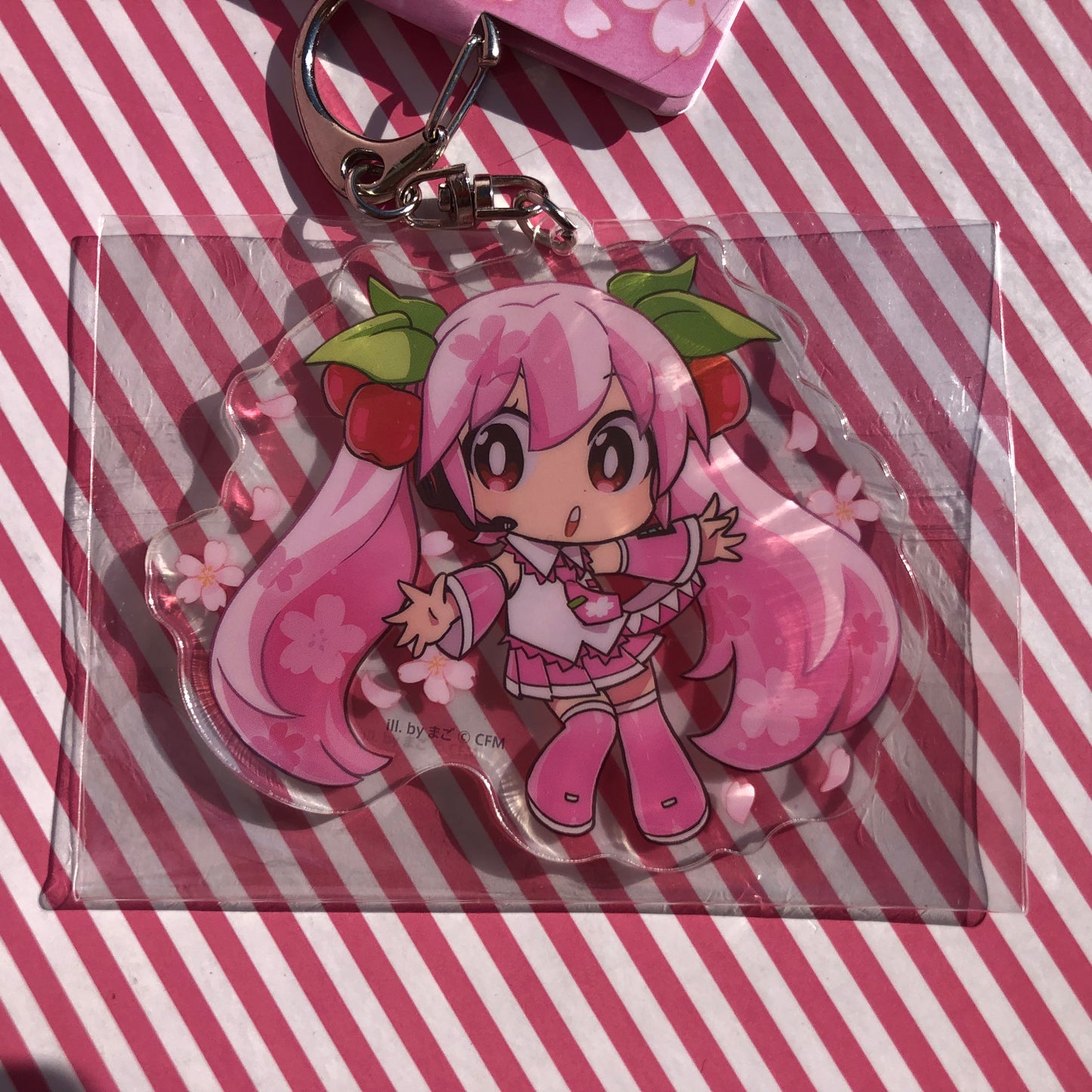 Limited Vocaloid Snow Miku Sakura Hatsune Miku Keychain