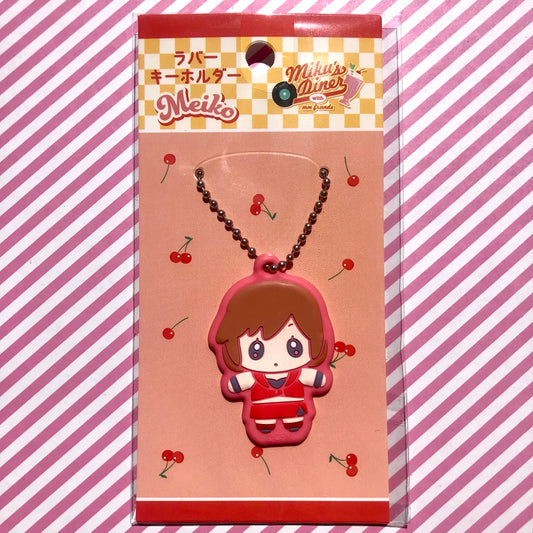 Original Rubber Keychain Meiko Vocaloid Hatsune Miku Miku's Diner with mm Friends