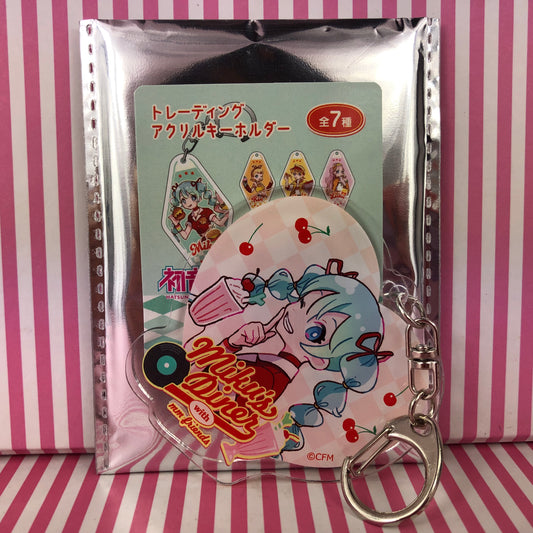 Porte-clés acrylique coeur Vocaloid Hatsune Miku - Miku's Diner