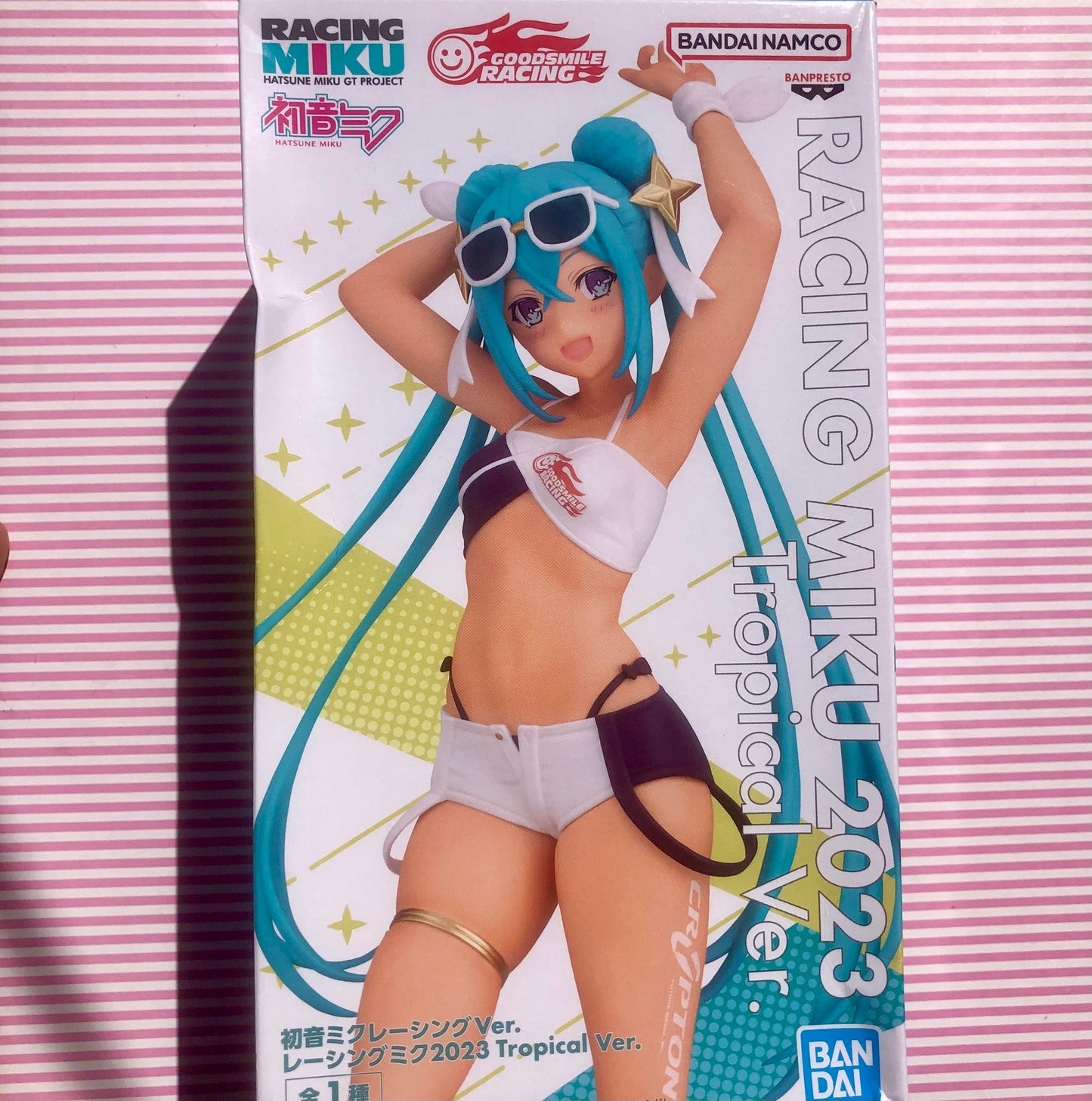 Racing Miku Figure Tropical Version Vocaloid Hatsune Miku Bandai Namco