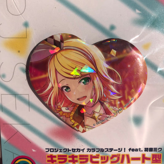 Project Sekai: Colorful Stage! feat. Hatsune Miku - More More Jump Kagamine Rin Heart Badge