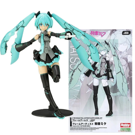 Kotobukiya Vocaloid Hatsune Miku Kit de figurines en plastique avec cadre 1/100 et bras