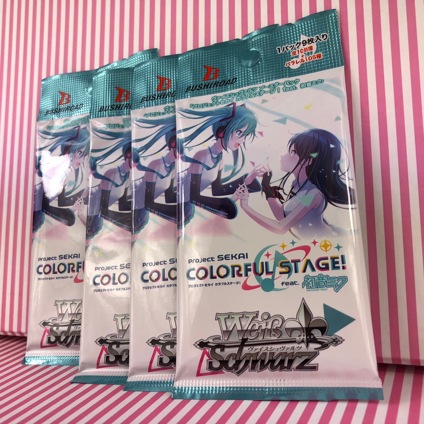 Booster Pack Paquete Expansión Weib Weiss Schwarz Project Sekai Colorful Stage! ft. Hatsune Miku (1 Unit)
