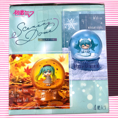 Re-Ment PSL Hatsune Miku Series Scenery Dome - Performance of the Seasonal Story - Complete Set