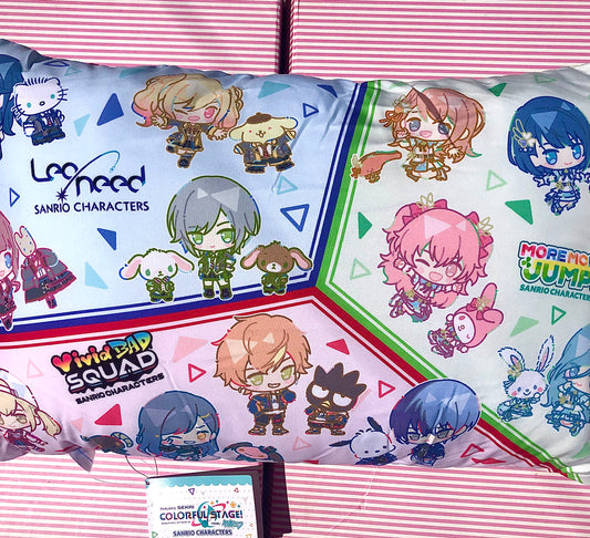 Collaboration limitée SANRIO x Project Sekai Coussin de scène coloré ! pi. Hatsune Miku Vocaloid LeoNeed Vivid Bad Squad Plus Plus Jump !