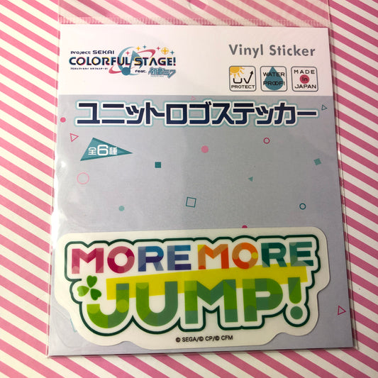 Autocollant vinyle Plus Plus Jump! Scène colorée du Projet Sekai ! pi. Hatsune Miku