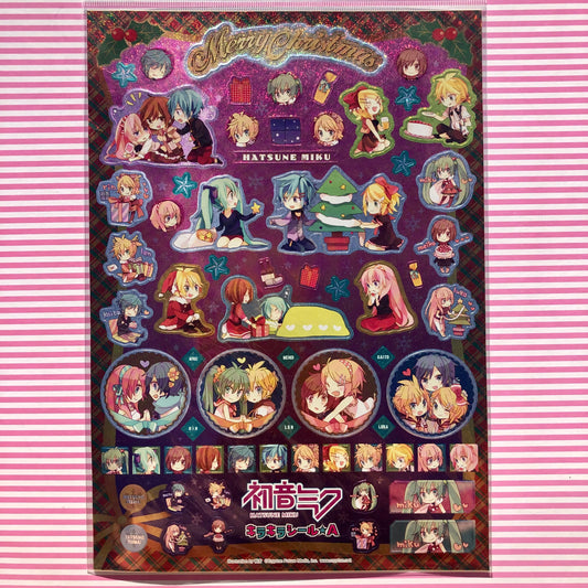 Set Pegatinas Navidad Oficial Vocaloid Hatsune Miku A