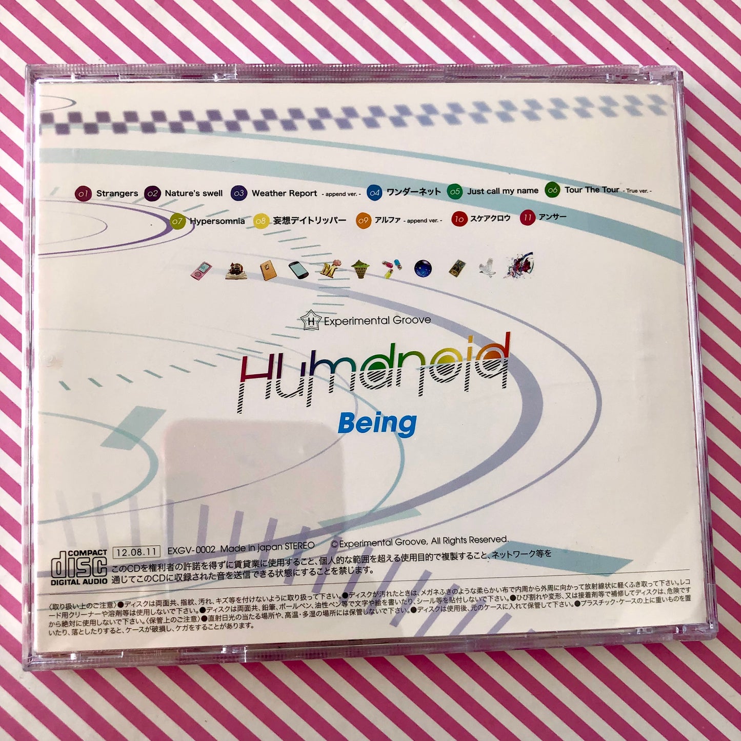Humanoid Being - Experimental Groove Album CD Vocaloid Hatsune Miku