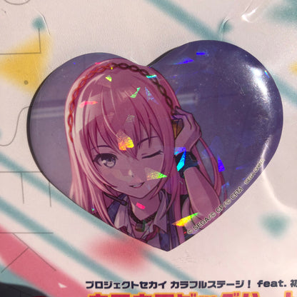 Project Sekai Colorful Stage! feat. Hatsune Miku - Megurine Luka Holo Heart Badge
