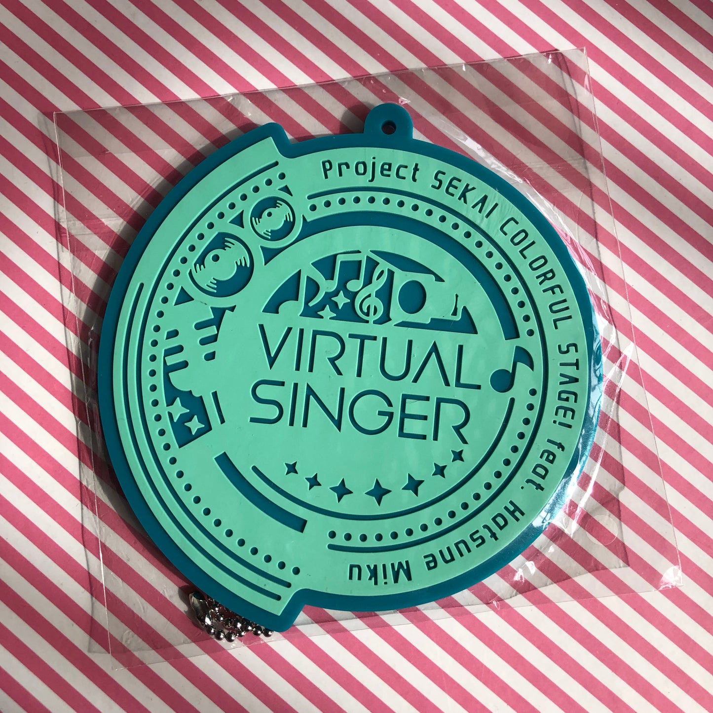 Project Sekai Colorful Stage Unit Large Rubber Keychain! ft. Hatsune Miku - Virtual Singer