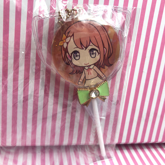 Porte-clés en acrylique Candy Lollipop Hanasato Minori Project Sekai Colorful Stage ! pi. Hatsune Miku