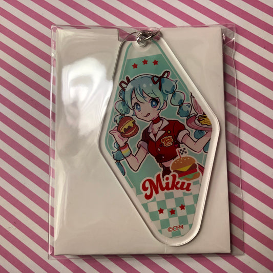 Vocaloid Hatsune Miku Acrylic Keychain - Hatsune Miku's Diner