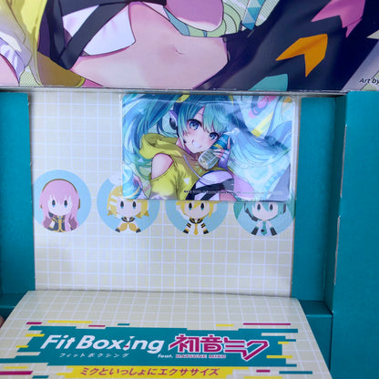 Limited Edition Video Game Fit Boxing ft. Vocaloid Hatsune Miku Nintendo Switch JAPANESE (Video Game + SONOCA Card)