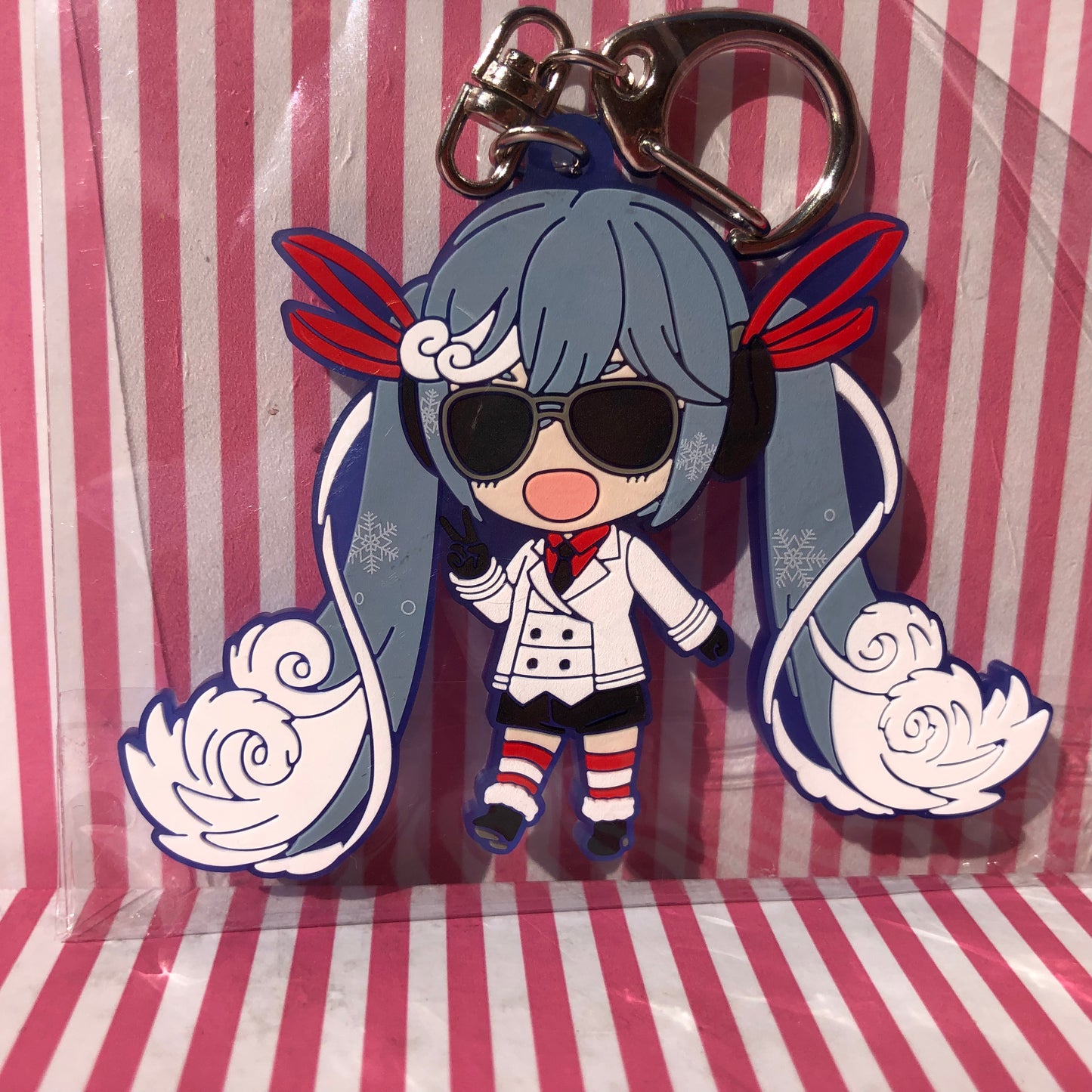 Porte-clés Vocaloid Snow Miku limité 2022 D