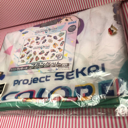 Couverture/serviette de scène colorée Project Sekai ! pi. Hatsune Miku Vocaloïde