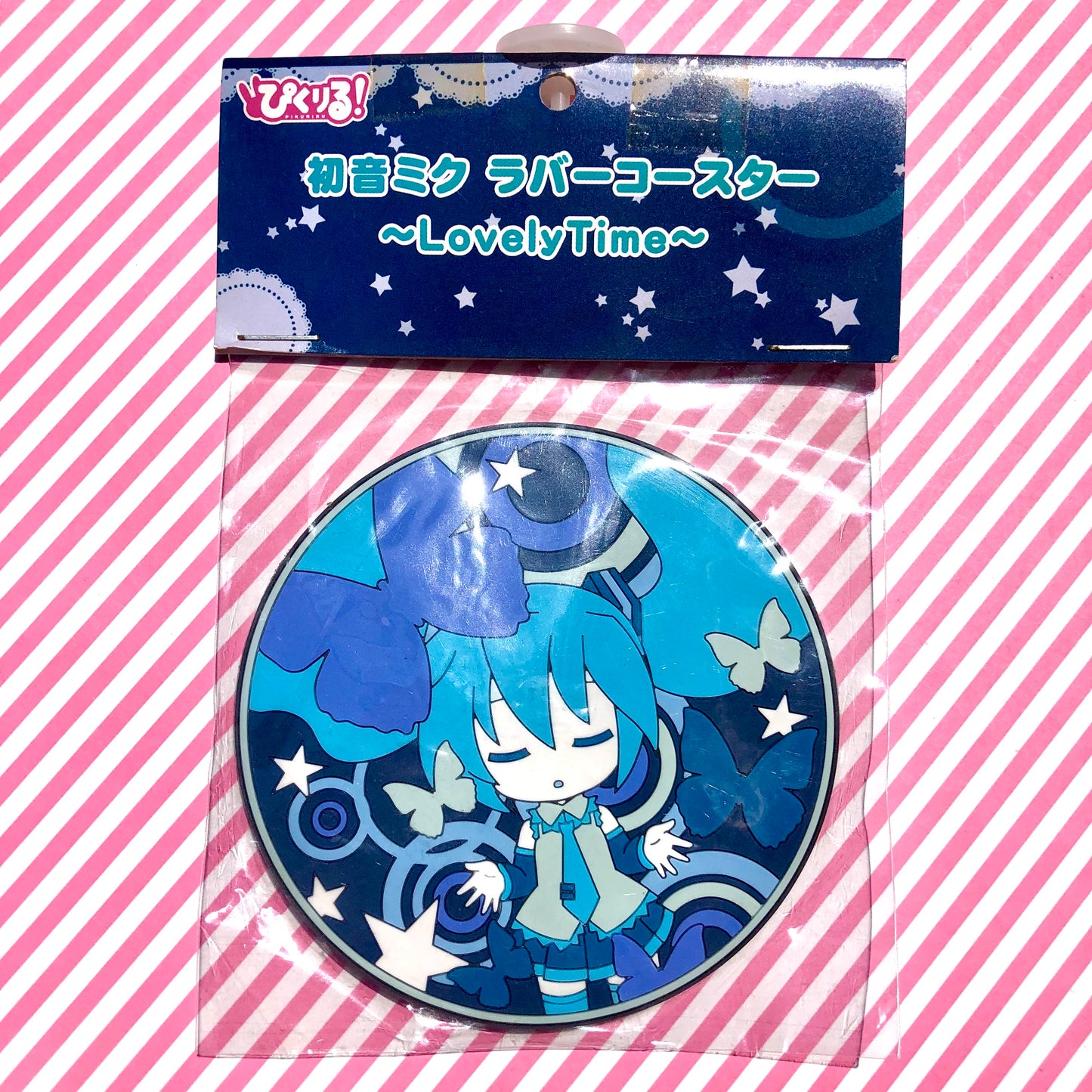 Vocaloid Hatsune Miku Pikuriru Rubber Coaster Lovely Time